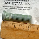Mopar Oem Wheel Stud Fits 2007 2024 Chrysler Dodge Jeep 06508707AA New. Price: $9.50.
