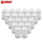 Front 33MM Lug Nuts Push Chrome Cap With Flanged 3-3/8" For Truck Set Of 20 New. Price: $38.09.