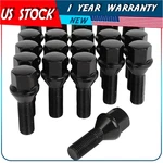 M12X1.25 20 Piece Black Wheel Spacers Conical Cone Lug Bolts Shank 28 Mm New. Price: $25.43.