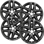 Set Of 4 Gloss Black 17" Impostor Wheel Skins 13-16 Ford Fusion Rim Covers New. Price: $88.95.