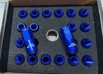 Blue Jdm Racing Steel Wheel Lug Nuts M12 X 1.25 Subaru Nissan Suzuki 20 Pc New. Price: $31.59.
