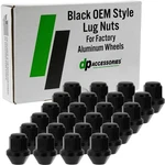 Black Lug Nuts Compatible With Dodge Jeep Ram 6509422AA Set Of 24 New. Price: $76.00.