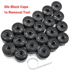 Oem 17MM Covers For Volkswagen Lug Bolt Set Of 20 Caps 1K0-601-173-9-B9 New. Price: $10.77.
