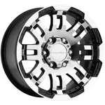 Vision 375 Warrior 18X8.5 6X5.5" +25MM Black/machined Wheel Rim 18" Inch New. Price: $211.99.