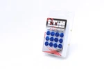 Wheel Mate Fits Monster Lug Caps M14X1.50 Set Of 20 - Blue Plastic New. Price: $62.95.
