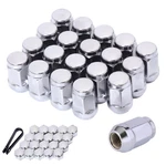 1/2X20 Lug Nuts 1/2-20 Chrome 19MM (3/4") Hex 1.38" Long Set Of #14662 New. Price: $27.98.