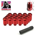 20 Gorilla Spline Tuner Lock Acorn Red Lug Nuts With Key 12X1.5 Wheels Rims New. Price: $59.95.