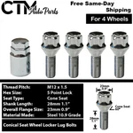 4X Chrome 12X1.5 Mercedes Lock Lug Bolts 28MM Shank Fit Aftermarket Wheels New. Price: $23.95.