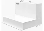 Vector 4463-WHT-02 Tank Pro 68-GALLON L-style, White, Single New. Price: $1416.54.