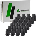 Black 7/16-20 Lug Nuts Closed End Bulge 19MM Hex 1.4" Tall Set Of 24 New. Price: $49.00.