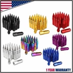 Cap Spiked Racing Wheel Lug Nuts 20PCS M12 X 1.5MM 60MM Arrow Style New. Price: $24.99.