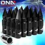 J2 Engineering Black 16PC M12X1.25 80MM 7075-T6 Aluminum Spiky Cap Lug NUT+4LOCK New. Price: $56.99.