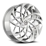 Azara Wheel 20X8.5 5X4.25/4.5 35MM Chrome AZA-54020853235NC New. Price: $498.38.