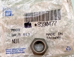 New Genuine Gm 9590477 Wheel Nut, 25 Metric 12MM-1.5HEX 19MM. Price: $7.98.