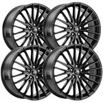 (set Of 4) Platinum 465 Reprisal 17X8 5X4.5" +40MM Gloss Black Wheels Rims New. Price: $722.96.