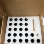 Lug Nuts 22 Pieces Black 1/2 Cherokee CJ5CJ7 Wrangler Missing Key Used. Price: $19.00.