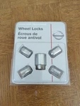 Genuine Oem Nissan 99998-A7003 Security Wheel Lock Lug Nut Set Used. Price: $36.09.