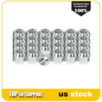 24 Lug Bulge Acorn 1/2"-20 Chrome Wheel Set Fits Ford Mustang Ranger New. Price: $17.09.