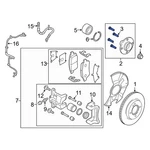 For Mazda 2011-2014 D65233062 Front Wheel Lug Stud New. Price: $13.18.