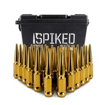 Mishimoto Spiked Lug Nuts, M14X1.5, 32-PC Set, Gold New. Price: $110.95.