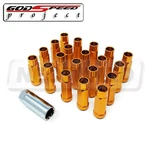 Godspeed M12 1.25MM Type-x 60MM Open End Aluminum Wheel Lug Nuts 20 Pcs. Gold New. Price: $41.34.