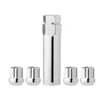 CHROMEM14X1.50WHEELLOCKS Aftermarketwheels Openendspline 1"TALL 4PACK New. Price: $44.00.