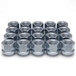 White Knight 13041S20AM Zinc 1/2"20 Openend Bulge Acorn Lug Nut, Count Pac... New. Price: $25.70.