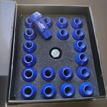 J2 Engineering 7075 Aluminum M12X1.5 20PCS 50MM Open End Lug Nut Set W/key Blue New. Price: $45.00.