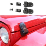Hood Assembly Locking Latches For Jeep Wrangler Jk 07-17 Accessories New. Price: $41.99.
