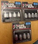 Gorilla Acorn Lug Nuts ( 12MM X 1.25" ) 711127, Vintage Nos Three 4 Packs New. Price: $21.00.
