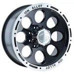Ion Wheels 174-7985B Single Black/machined Lip 17X9 New. Price: $190.94.