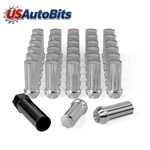 M14X1.5 Chrome Spline Closed End Lug Nuts 2" Tall Silverado Sierra Ram 2500 3500 New. Price: $23.37.
