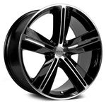 Rtx Sms Wheels 17X7.5 (20, 5X114.3, 71.5) Black Rims Set Of New. Price: $775.96.
