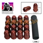 16 Gorilla Spline Tuner Lock Lug Nut 12X1.5 Acorn Wheels Rims Red Close New. Price: $33.95.