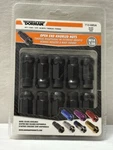 New Genuine Dorman Black Open End Knurled Wheel Nuts 713-685A (SH1). Price: $24.95.