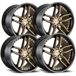(set Of 4) Staggered-niche M195 Methos 19" 5X4.5" +35MM Bronze/black Wheels Rims New. Price: $1792.00.