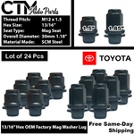 24PCS Black Toyota 4RUNNER Tacoma Cruiser Oem Factory Mag Seat Lug Nut M12X1.5 New. Price: $26.39.