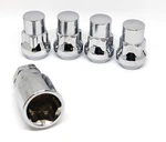 Chrome Tuner Wheel Locks Set 2015-2016 Ford Mustang Gt 14X1.5 New. Price: $15.99.