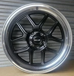 Ridler Wheels Series 20X8.5 5X5 Matte Black/polished Lip 0MM 610-2873MB Rim Used. Price: $226.95.