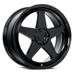 Katana KR03 Wheel 18X8 (40, 5X114.3, 73.1) Black Single Rim New. Price: $215.00.