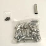 Vista DPC5614ST 14X1.5 Bulge Acorn Spline Lug Nuts 1.9" Install Kit Chrome New. Price: $31.99.
