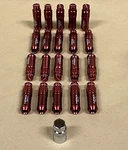 Nrg Steel Extended Locking Lug Nuts & Dust Cap Cover 12X1.5 Red Set Of 20 New. Price: $102.90.