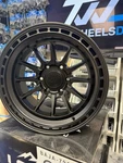 (set 4) Lock Off-road Baja 17X9 6X5.5" +0MM Matte Black Wheels Rims 17" Inch New. Price: $1151.95.