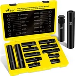 Topec 12PCS Spline Lug Nut Socket Set, Master Key Of 5, 6, 7, ... New. Price: $57.78.