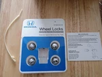New Open Package Honda Pc Wheel Locks Genuine Accessories No Key 08W42-SCV-100. Price: $5.00.