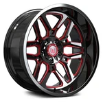 Western Ranger Wheel 20X10 (-12, 6X135, 110) Black Single Rim New. Price: $370.00.