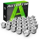 Autoptim 24PCS Open End Lug Nuts - Replacement Chevy M14X1.5, Chrome New. Price: $20.81.