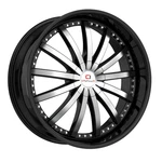 22" Cavallo CLV-53 Gloss Black & Machined 22X8.5 Wheel 5X112 5X4.5 38MM Rim New. Price: $453.84.