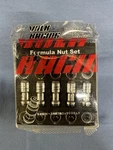 Volk Racing Formula Set Wheel Lug Lock M12XP1.5 / M12XP1.25 Chrome New. Price: $100.00.