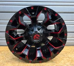 Fuel Wheel Assault, Black/ Red, 17X9, On 5, For 07-26 Jeep D78717902645 New. Price: $255.00.